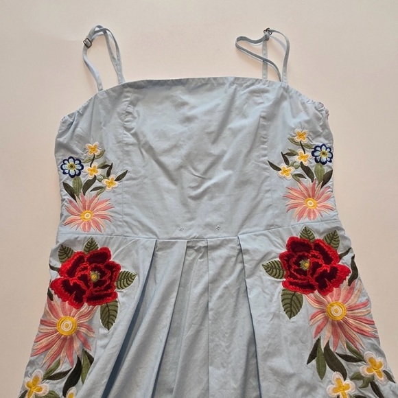 Fanm Mon Sadine Dress Square Neck Sleeveless Size M - Picture 2 of 14